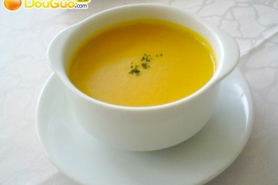奶油南瓜浓汤——微波食谱
