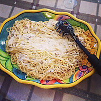 培根白汁意面Carbonara spaghetti的做法图解11