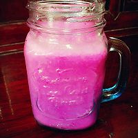 Dragon Fruit Smoothie-火龙果奶昔的做法图解4