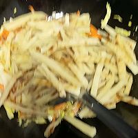 蔬菜炒饼的做法图解6