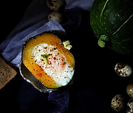 可以多睡半小时的快手早餐-香烤贝贝南瓜窝蛋的做法