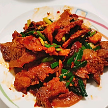 香蒜炒牛头肉