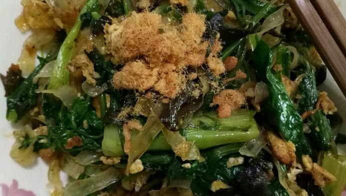 油麦菜炒米粉