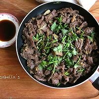 炒烤肉的做法图解5