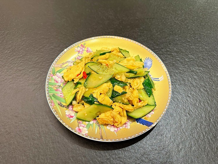 黄瓜炒鸡蛋的做法