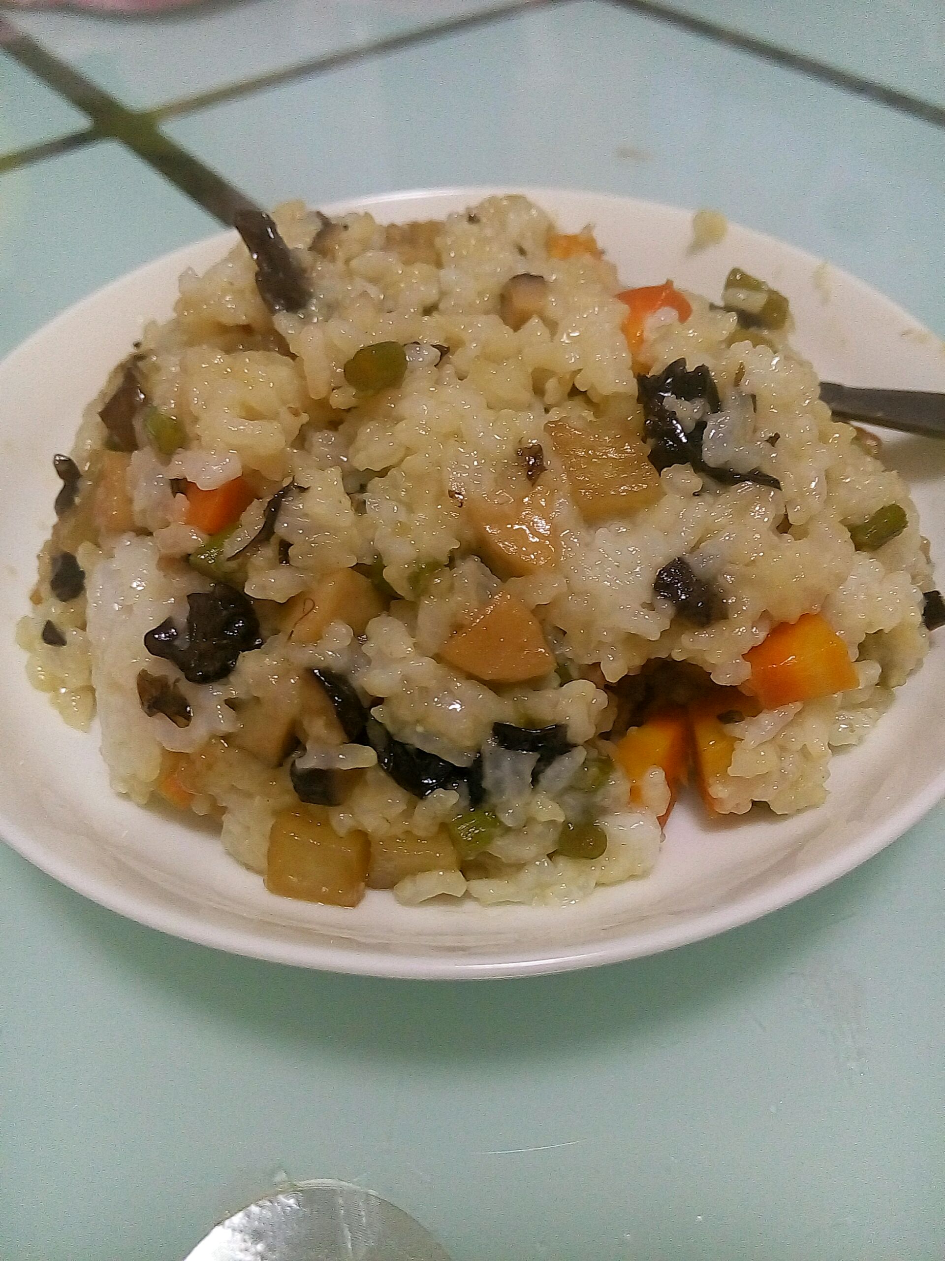 Rice in casserole