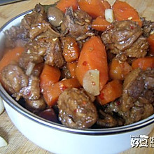 胡萝卜红烧鸭肉