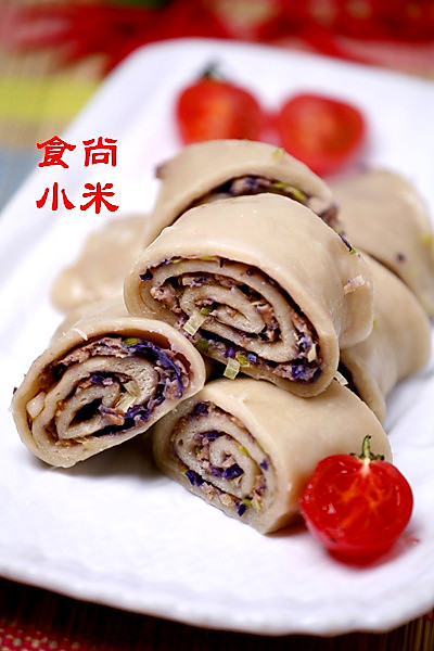 黑豆浆紫甘蓝肉龙