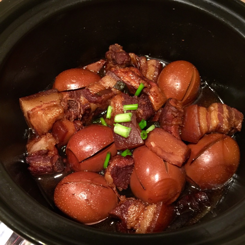 红烧肉烧蛋（猪八戒踢皮球）的做法图解6