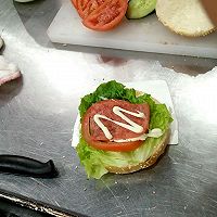 鸡腿汉堡的做法图解10