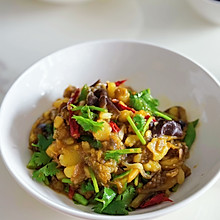 拌上大米饭香迷糊｜烧椒土豆泥拌茄子
