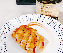 #豆果10周年生日快乐#双重芝士肉松手抓饼～香酥美味快手早餐的做法