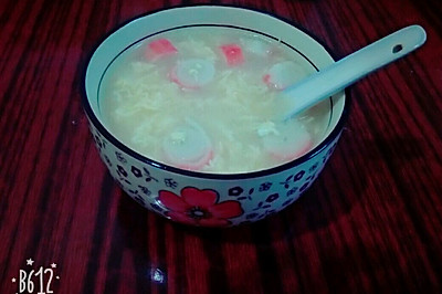 蟹棒鸡蛋汤