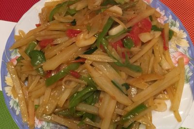 西红柿土豆条 开胃下饭