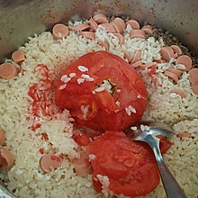 电饭煲西红柿焖米饭