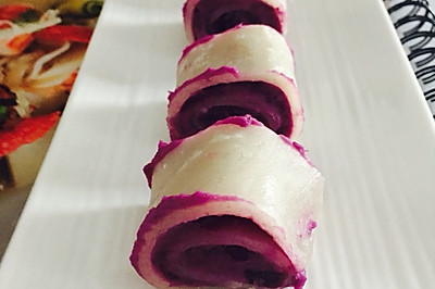 紫薯奶油卷