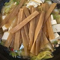 家常大白菜豆腐宽粉的做法图解18