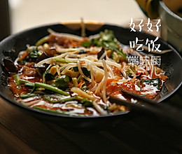 小锅麻辣牛肉米线的做法