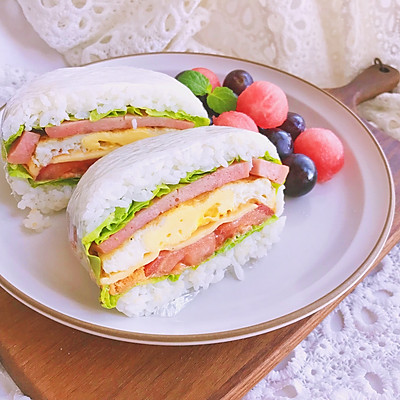 米饭三明治—健康美味颜值高