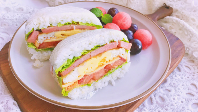 米饭三明治—健康美味颜值高