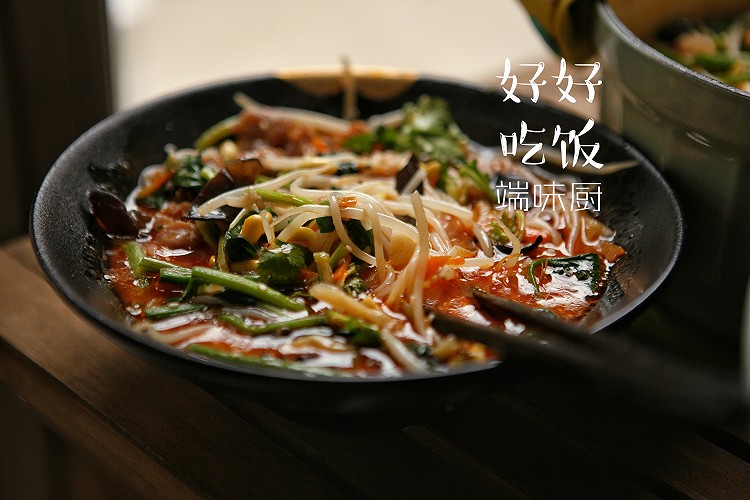 小锅麻辣牛肉米线的做法