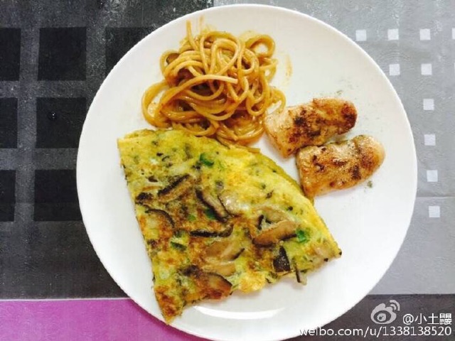 香菇鸡蛋葱花饼