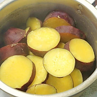 红薯蛋糕条♡sweet potato的做法图解3