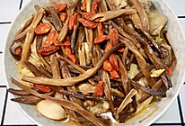 金针菇蒸鸡肉的做法