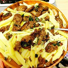 香菇牛肉沫空心面