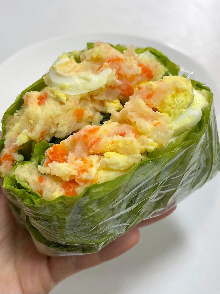 生菜沙拉卷的做法