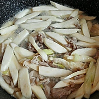 茭白炒肉丝的做法图解6