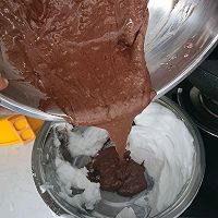 巧克力花色蛋糕的做法图解9