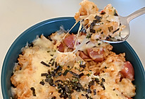 快手早餐−泡菜焗饭的做法