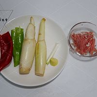 小炒茭白丝#金龙鱼外婆乡小榨菜籽油 外婆的时光机#的做法图解1