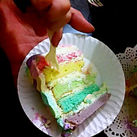彩虹蛋糕裱花的做法图解12