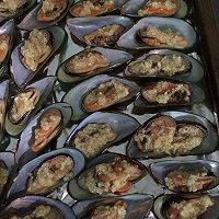 蒜香烤青口的做法图解7