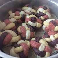 “七彩创意馒头”看了都舍不得吃呀～的做法图解11