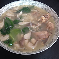 三鲜鸡汤泡饭的做法图解3