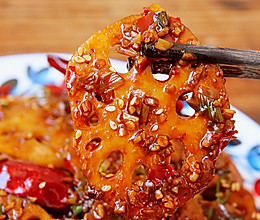 麻辣藕片￨好吃还开胃的做法