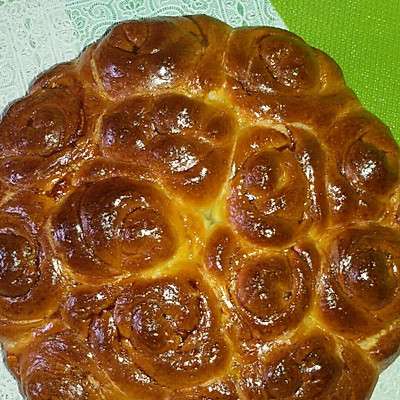 玫瑰花面包