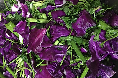 紫甘蓝咸菜