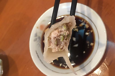 香菇四季豆猪肉饺