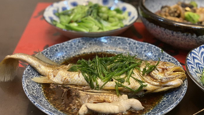 端午清蒸大黄鱼