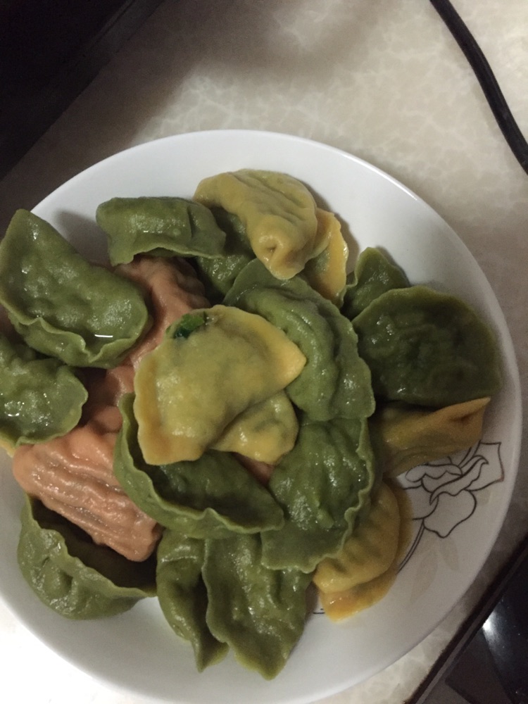 蔬菜汁韭菜饺子的做法图解18