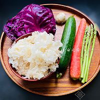 绣球菌蔬果沙拉 纯净素食的做法图解2