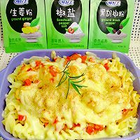快手营养早餐番茄芝士鸡肉丸焗意面（内含快速煮意面方法）的做法图解21