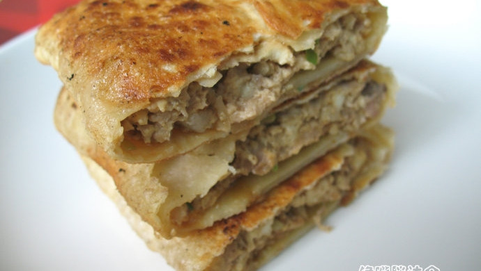 莲藕香肉饼