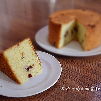 美味蔓越莓戚风（八寸）