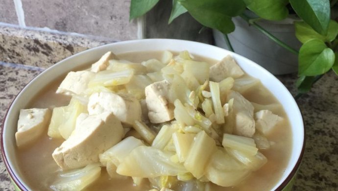 白菜炖豆腐