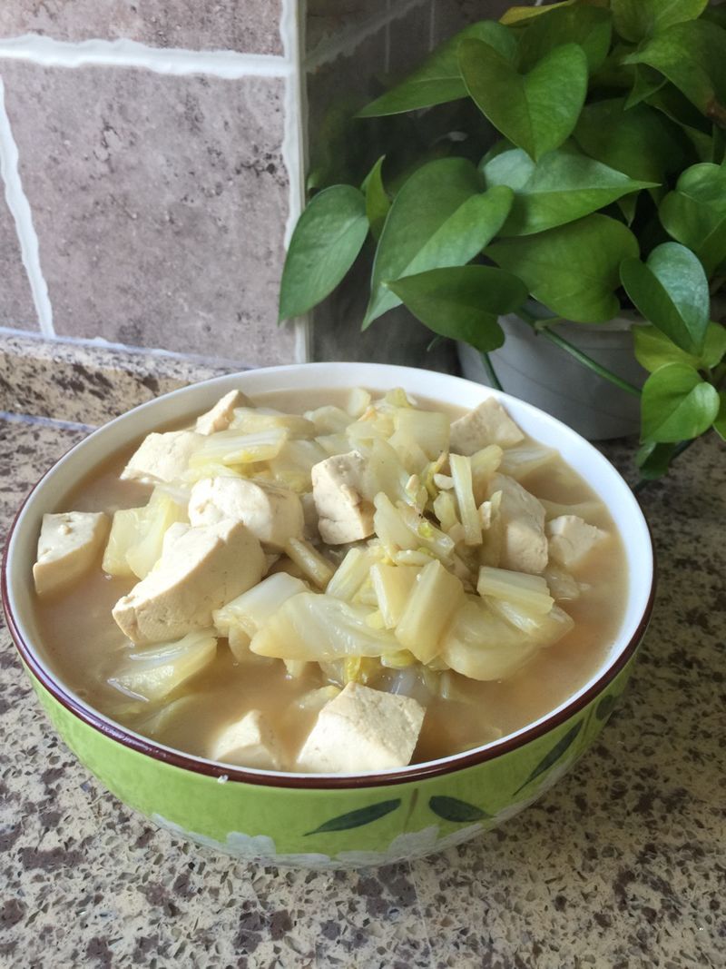 白菜炖豆腐